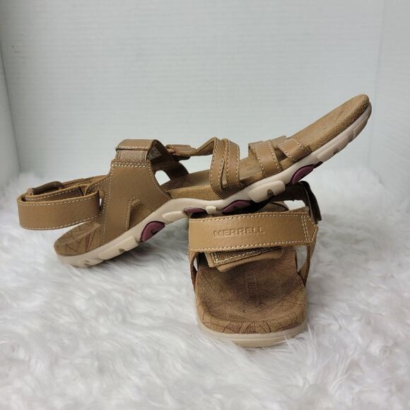 Merrell Sandspur Rose Convert Womens Size 10 Sandals Tobacco Pomegranate J002692 - Picture 5 of 10